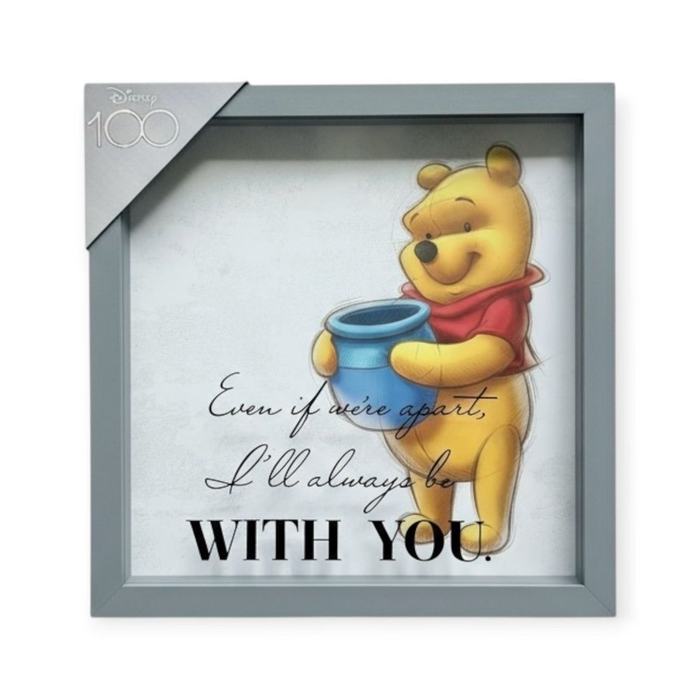 🆕Disney's Winnie The Pooh Decorative Framed Wall Art